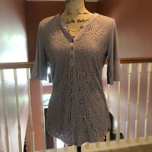 Mauve lacy blouse! Size Small